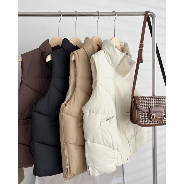 K6810 Áo phao gile nữ siêu nhẹ dày dặn AUDREY