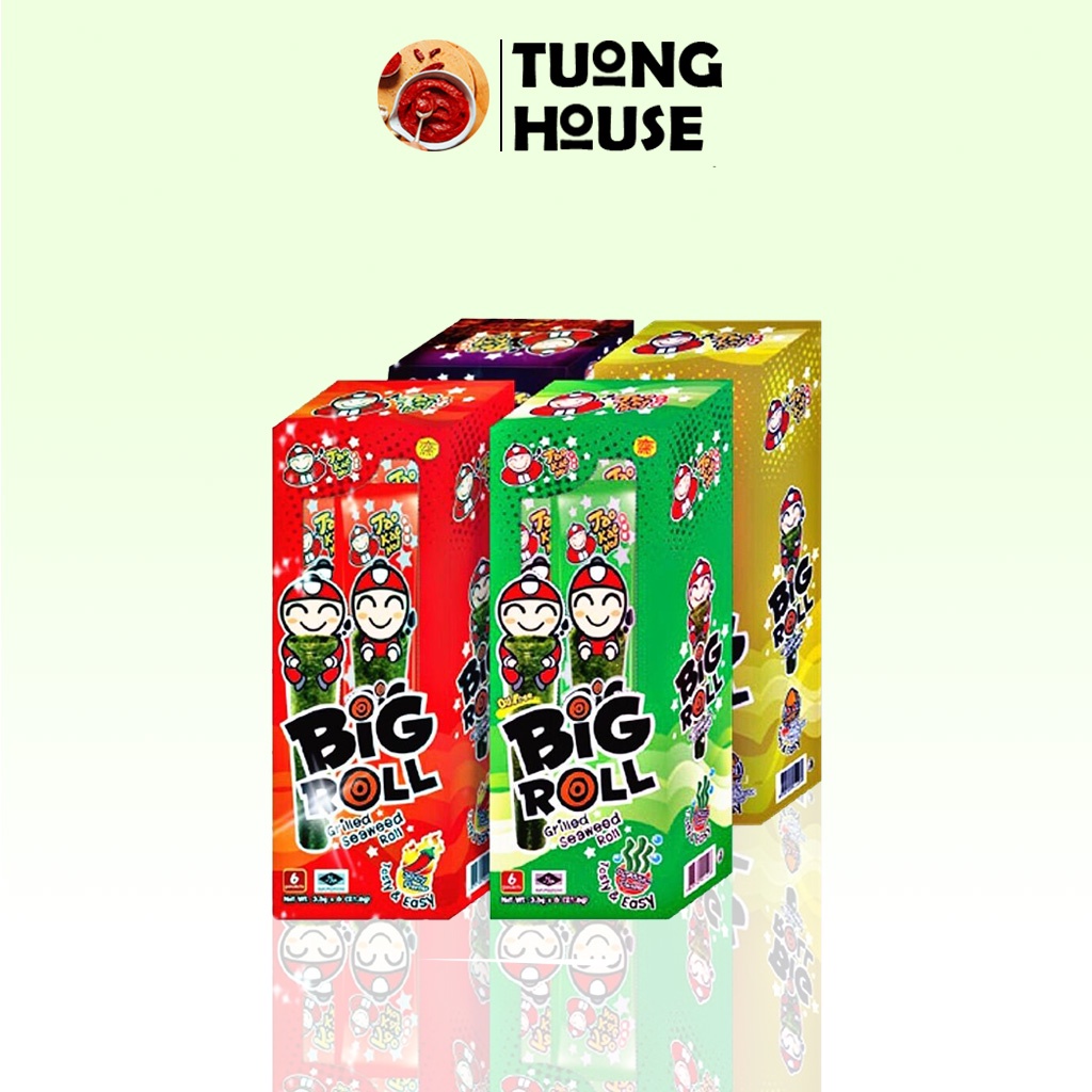 Hộp 6 gói Rong biển TaoKaeNoi BIG ROLL 3g