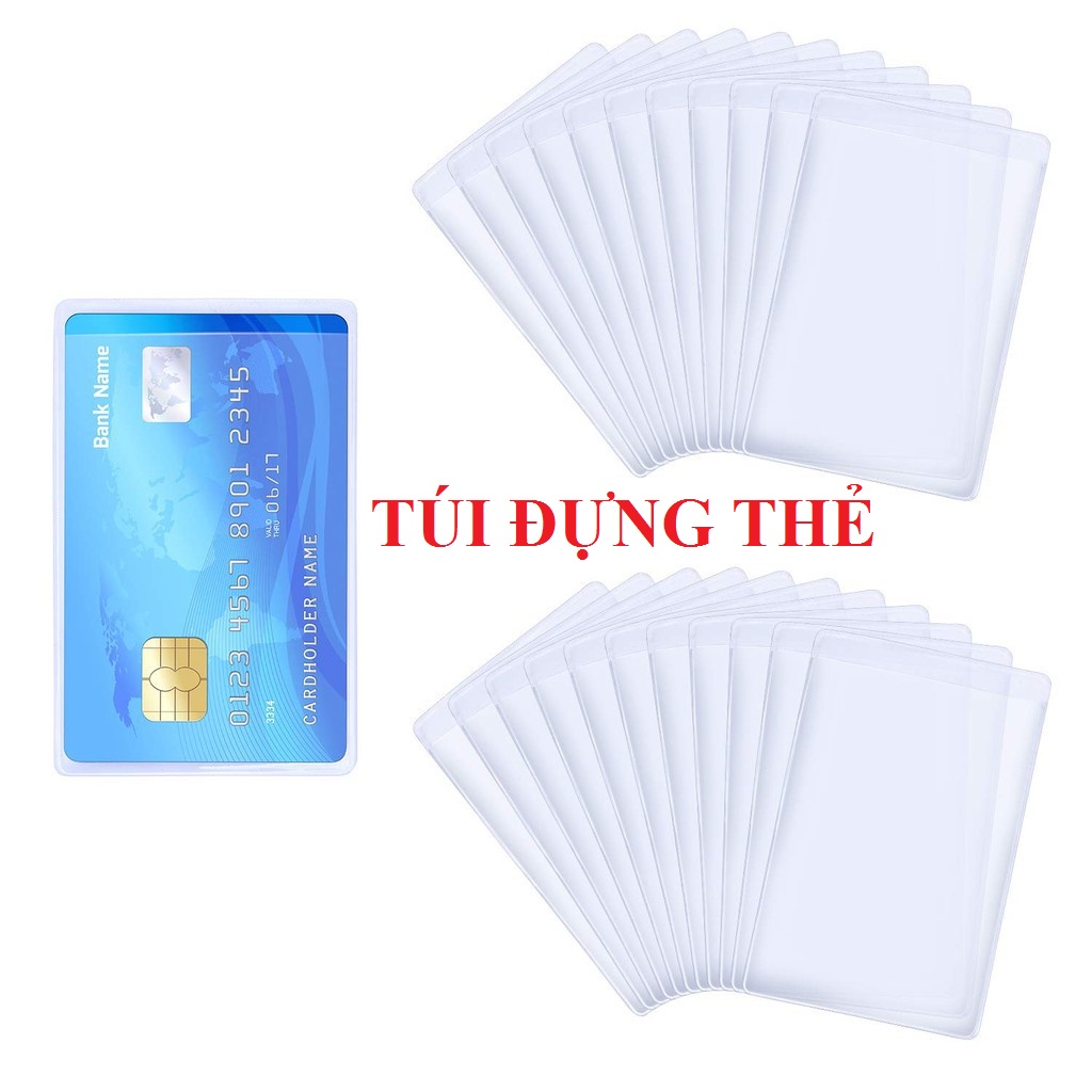 Vỏ bọc căn cước công dân thẻ atm, bao túi đựng thẻ sinh viên, nhân viên, học sinh, name card, card visit, CMND