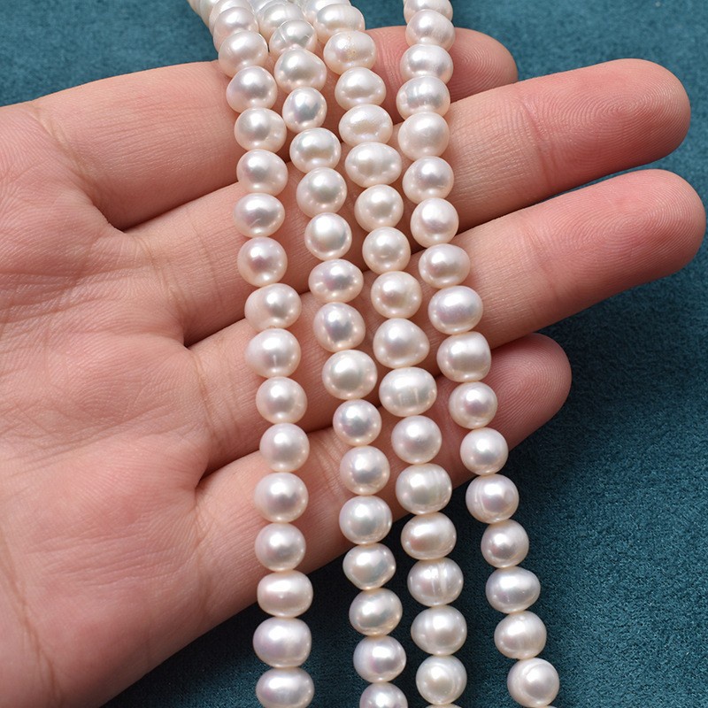 Chuỗi Hạt Ngọc Trai Tự Nhiên 4-5mm, 5-6mm, 6-7mm, 7-8mm, 8-9mm