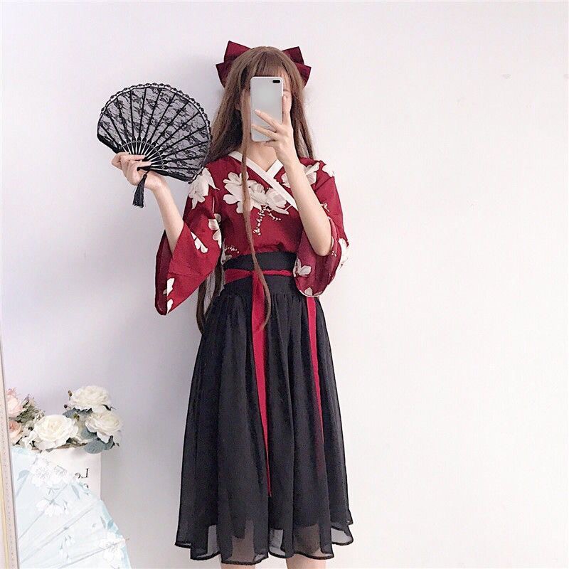 (Có sẵn) Hán phục cách tân Hoa Nhàn Dao | BigBuy360 - bigbuy360.vn