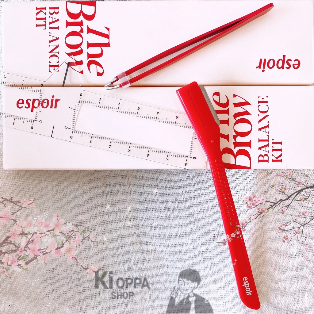 Bộ kit định hình lông mày espoir The Brow Balance Kit