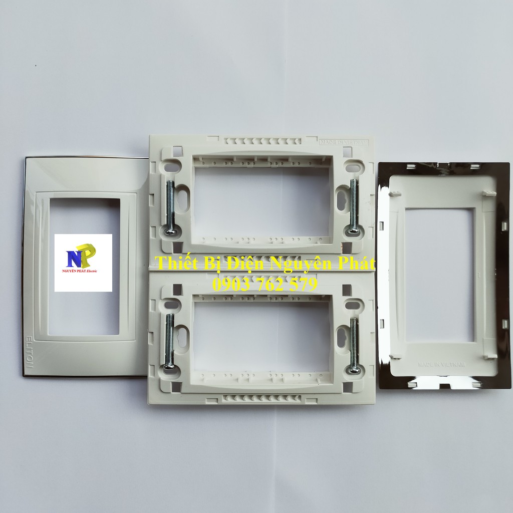 Mặt 6 Lổ Dòng X6 Viền Mạ Crom - Hàng Cao Cấp