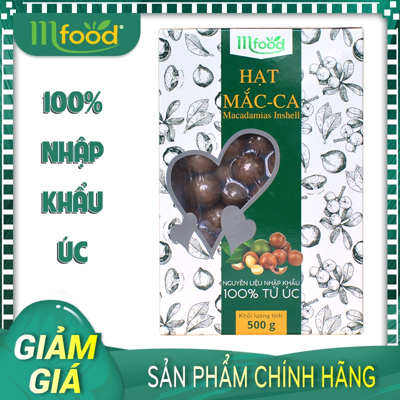 Hạt MẮC CA NHẬP KHẨU 100% ÚC 500gr (Nứt Vỏ Tự Nhiên)