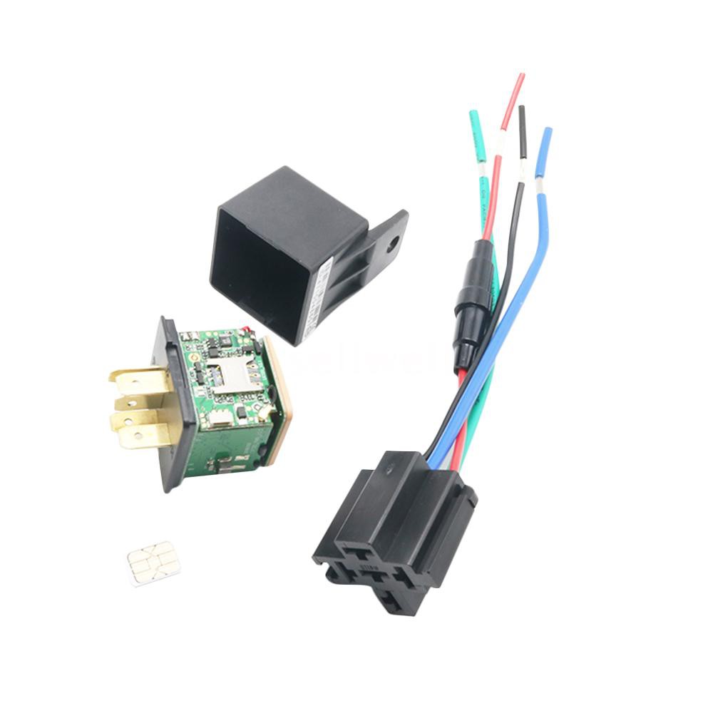 S&W Car Tracking Relay GPS Tracker Device GSM Locator Remote Control Anti-theft Monitoring Cut Off Oil Power System