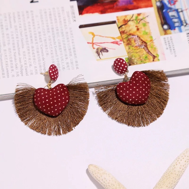 Hoa tai tua rua - Khuyên tai du mục boho - vintage