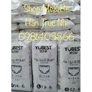 [RẺ VÔ ĐỊCH] BỈM YUBEST ANGEL[Xả Kho]Tã dán/quần/S-90/M-84/L-78/XL-72/XXL-66.