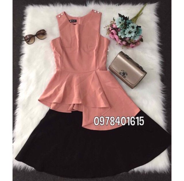 Áo Sát Nách Đính Hạt bèo xéo