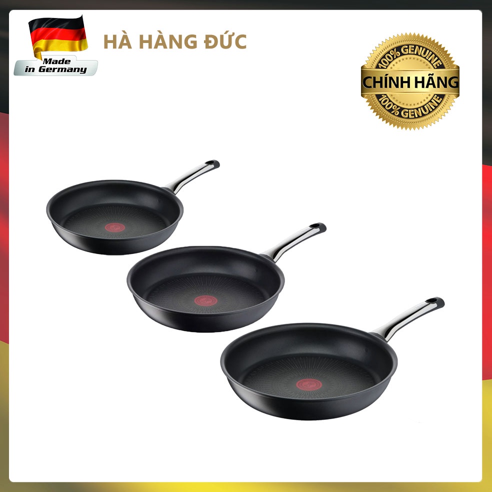 Chảo chống dính Tefal Excellence đủ size 20/24/28cm, chảo lòng phẳng và điểm báo nhiệt (G2690232/G2690432/G2690632)