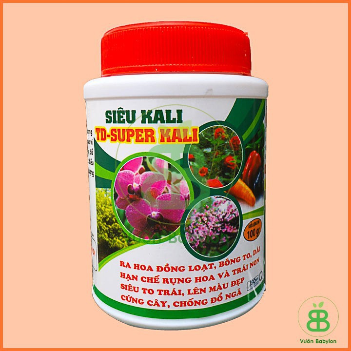 Phân bón SIÊU KALI kali 46 giúp cứng cây, bông nở đều, bông to, màu sắc đẹp