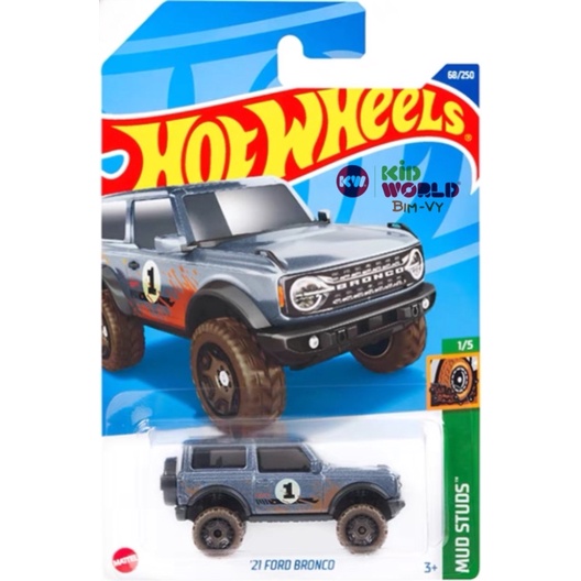 Xe mô hình Hot Wheels basic '21 Ford Bronco HCT70.