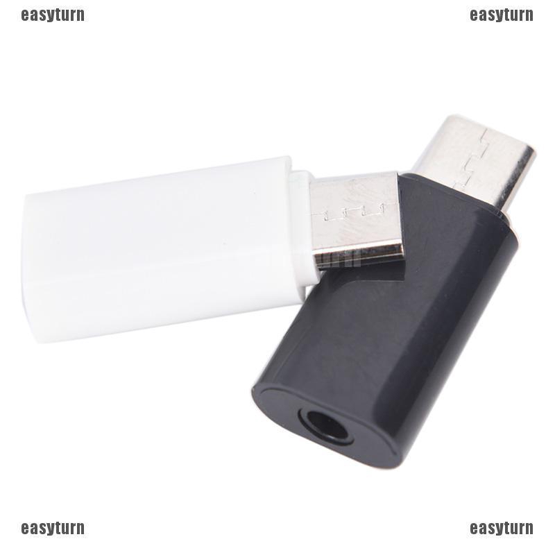 Đầu chuyển đổi âm thanh tai nghe USB-C type-C mini sang tai nghe giắc cắm Aux 3.5mm