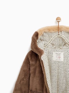 Áo khoác lông zara xuất