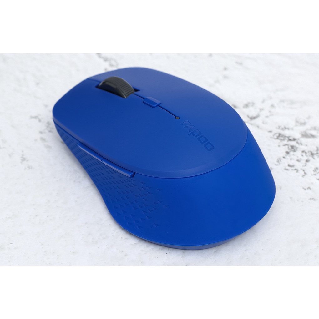 Chuột không dây Silent Rapoo M300 tặng kèm pin AA cách 10m vẫn ổn định