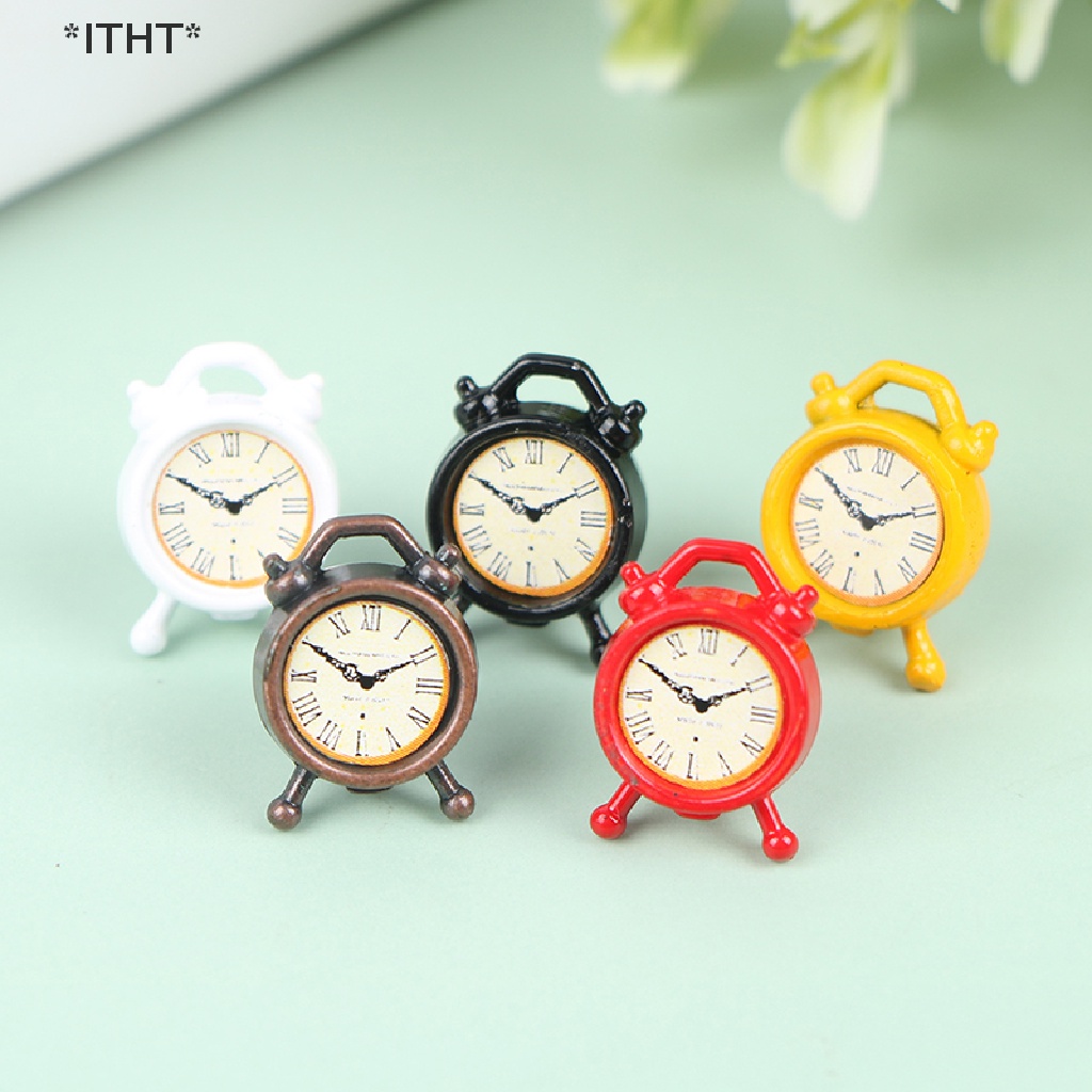 1 Đồng Hồ Báo Thức Tỉ Lệ 1: 12 Trang Trí Nhà Búp Bê