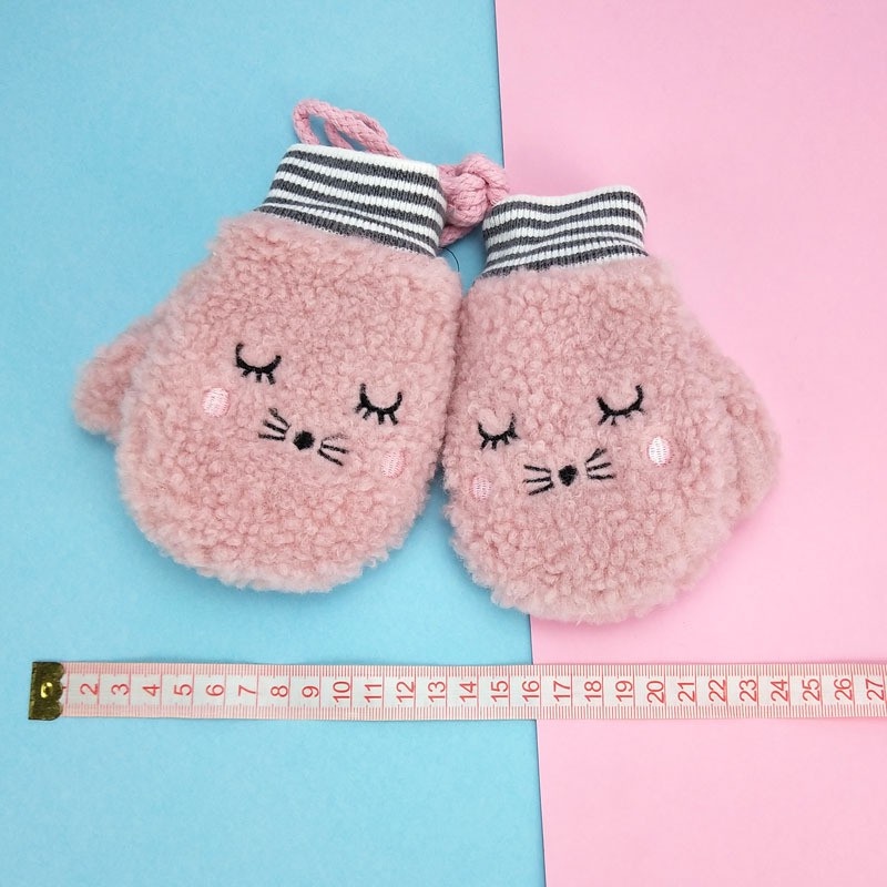 Găng Tay Len Lông Cừu Dễ Thương Cho Bé Trai, Bé Gái Từ 1-10 Tuổi - Timikid Store