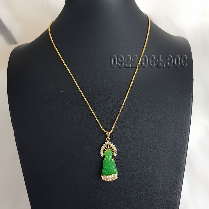 Dây chuyền mặt tượng bồ tát, dây chuyền nữ MZ1672.