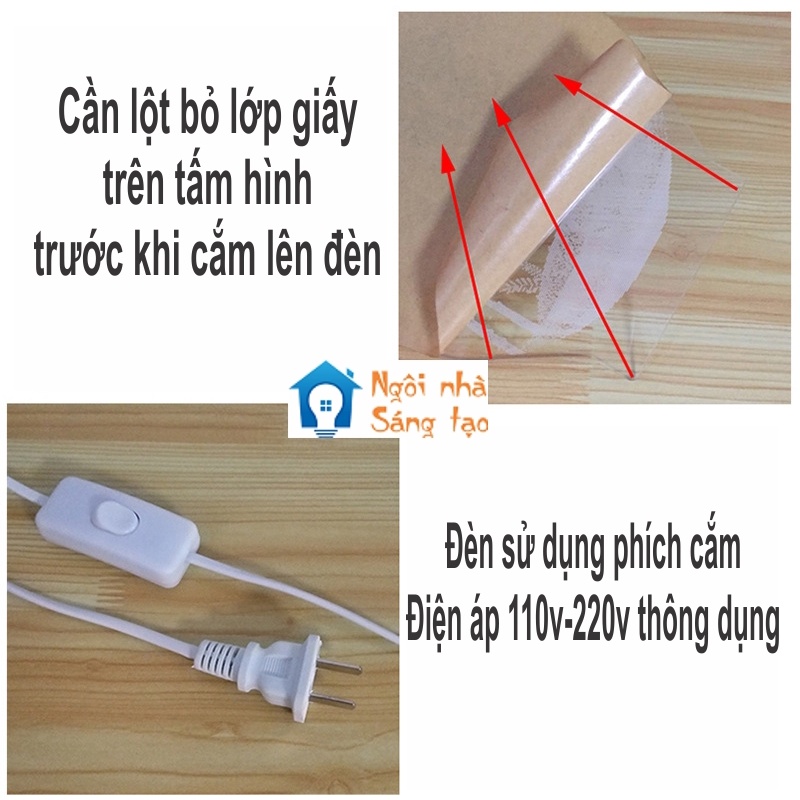 Đèn ngủ LED 3D trang trí - quà tặng độc đáo