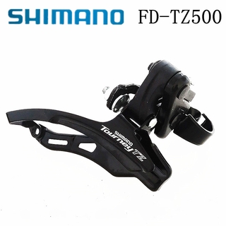 Đề trước màu đen chuyên dụng dành cho xe đạp Shimano Tourney Fd-Tz500 6 / 7 Fd-Tz30