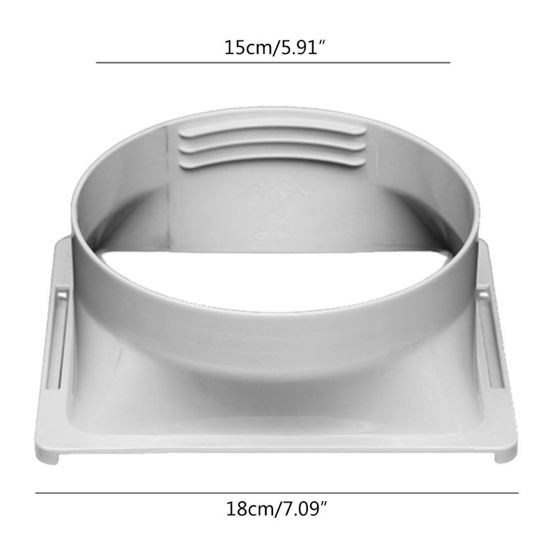 Ống Xả Khí Hình Vuông 15cm Nhỏ Gọn Tiện Dụng Cho Máy Điều Hòa