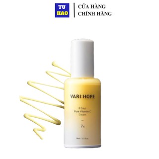 Kem Dưỡng Vitamin C Nguyên Chất Dưỡng Trắng, Giảm Thâm VARIHOPE 8 DAYS Pure Vitamin C Cream 50ml