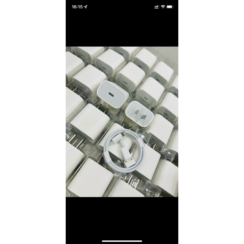 Bộ Củ Cáp Sạc Nhanh PD 20w Cho 7/8/X/11/12/13. Cáp TypeC to 20W Bảo Hành 12 Tháng