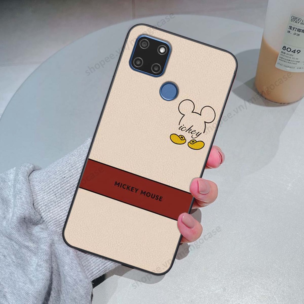 Ốp lưng Realme C12 / C15 in hình happy nice, bé gấu đáng yêu