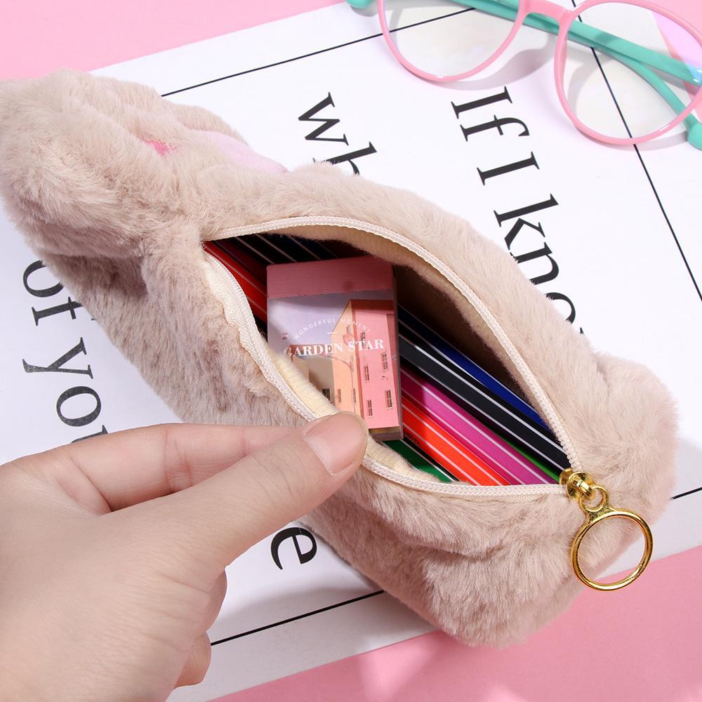 PISTA Túi Đựng Bút / Mỹ Phẩm Sức Chứa Lớn Thiết Kế Dễ Thương Tiện Dụng Cho Nữ Giá Đ