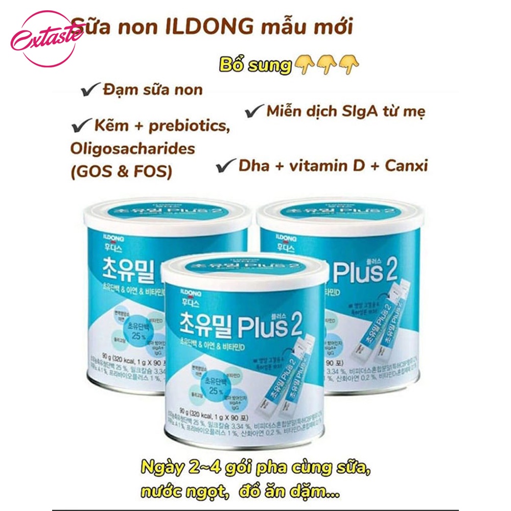 Sữa non Ildong plus hỗ trợ miễn dịch và cải thiện sức khỏe cho trẻ (90g) Healthy care extaste
