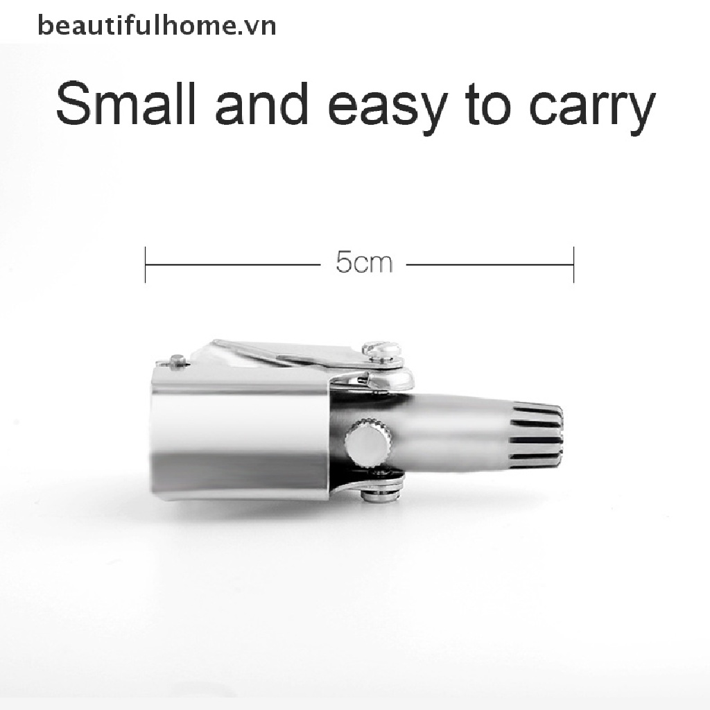 Dụng Cụ Tỉa Lông Mũi Bằng Thép Không Gỉ Dành Cho Nam Và Nữ