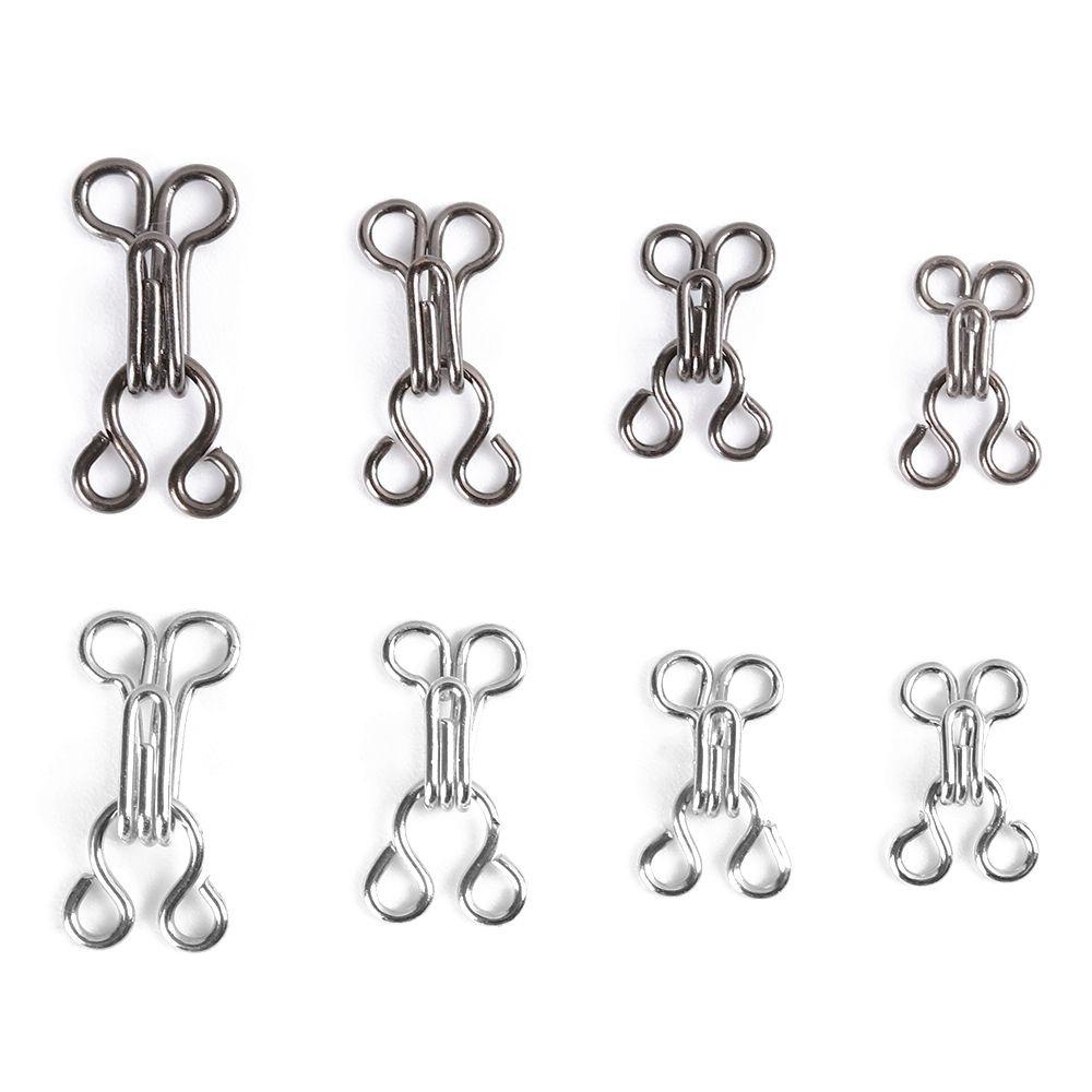 BORAG Set 100 Móc Kim Loại 4 Kích Cỡ Chuyên Dụng Cho Thợ May