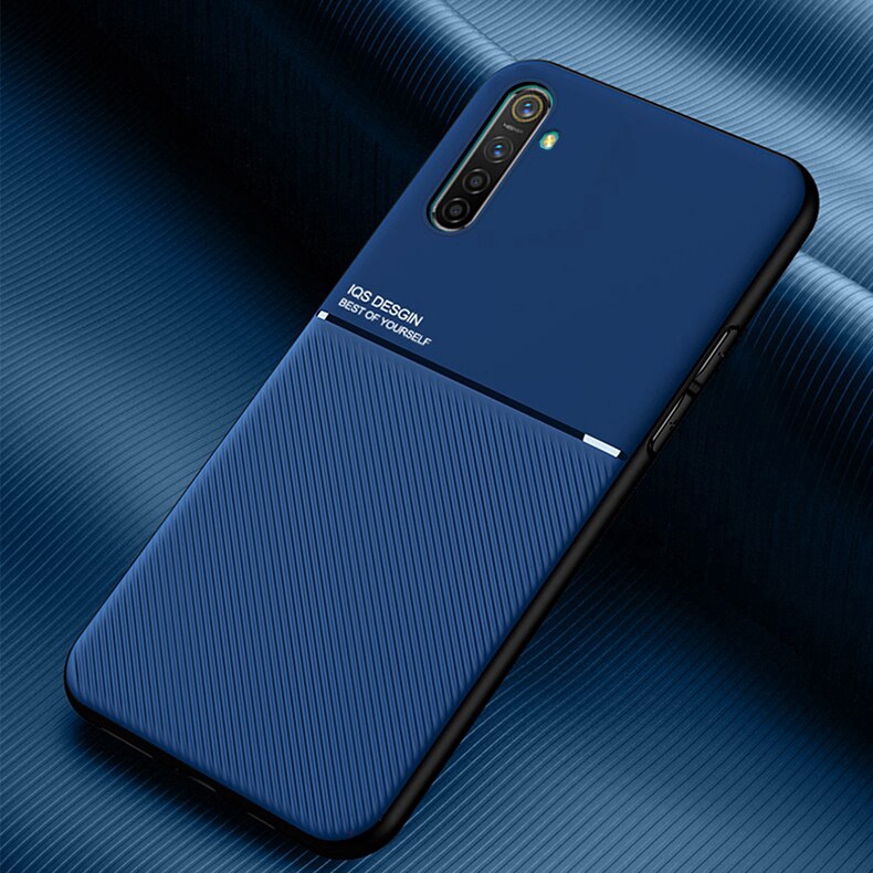 Realme XT OPPO Realme X2 X2 Pro Casing Shockproof Soft Silicone Skin Back Case【Build In Magnetic Sticker 】Support Car Holder Protective Cover