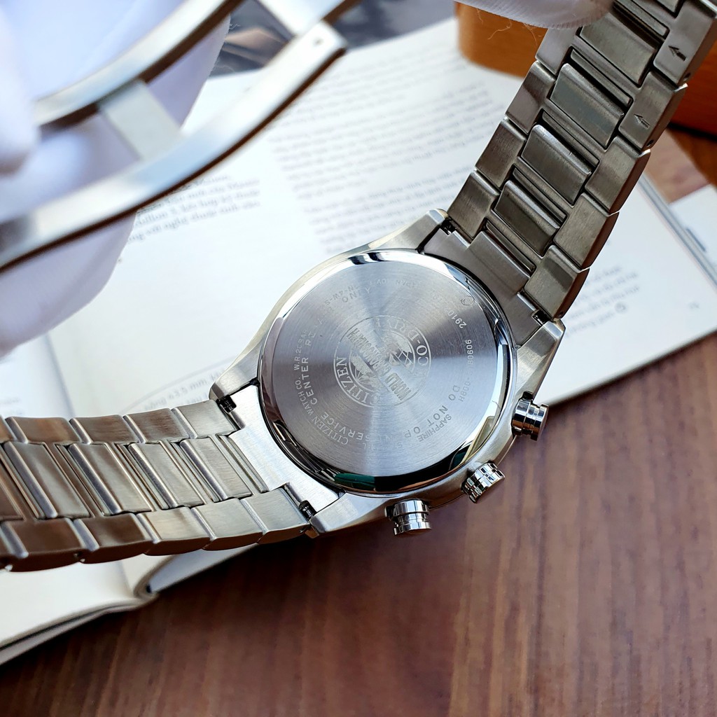 Đồng hồ nam Citizen Eco-drive Chrono-Time A-T Radio Controlled AT8010-58E