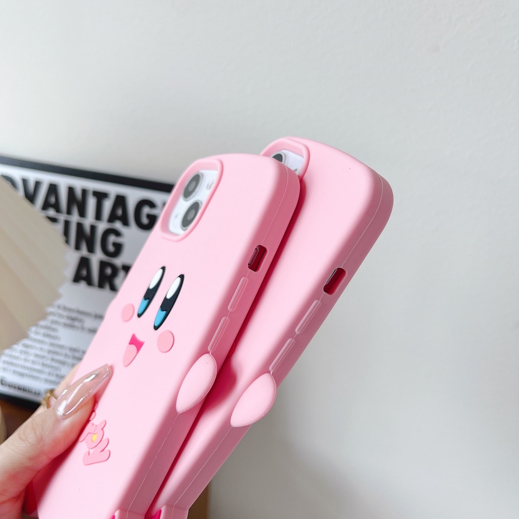 Ốp Điện Thoại Silicon Mềm In Hình Ngôi Sao kirby Cho Iphone 13 pro max 12 pro max 11 pro max xs max xr x
