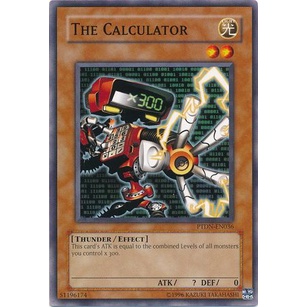 Thẻ bài Yugioh - TCG - The Calculator / PTDN-EN036'