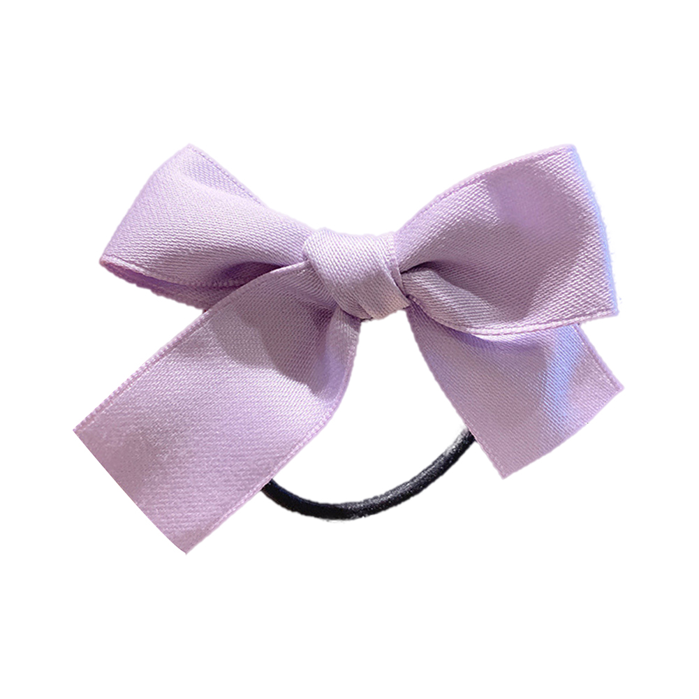 Dây buộc tóc vải satin hình nơ xinh xắn cho nữ
