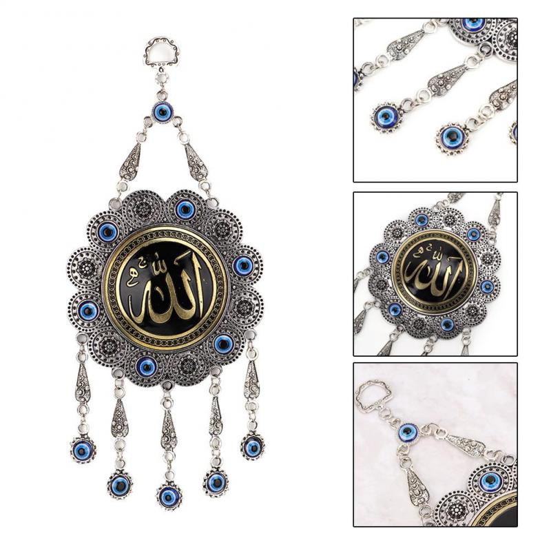 Mặt dây đeo Evil Eye màu xanh may mắn thiết kế độc đáo