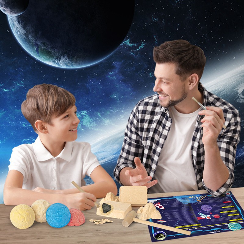 Bộ Đồ Chơi Khai Quật Đá Nhiều Màu Sắc Dành Cho Trẻ Em