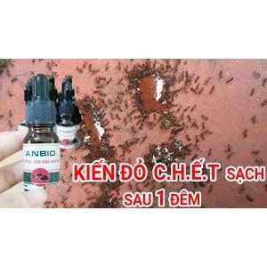 4 Chai Diệt kiến gián Sinh học ANBIO Chai 10ml Diệt sạch kiến gián An toàn Hiệu quả Xuất xứ Việt Nam
