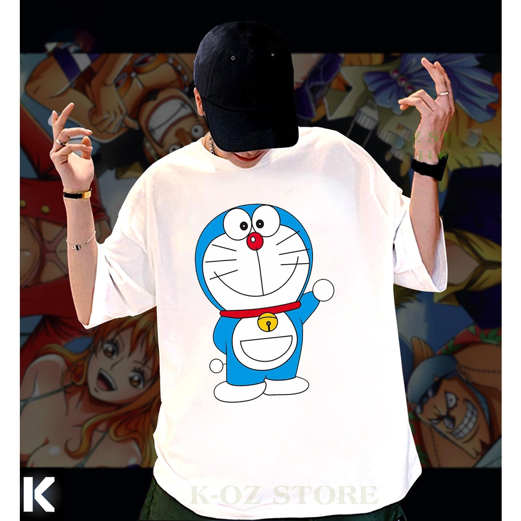 ÁO PHÔNG TAY LỠ UNISEX IN HÌNH DORAEMON-MÈO MÁY IN HÌNH HOẠT HÌNH ẤN TƯỢNG GIÁ RẺ CỰC SHOCK CHO HỘI NHÓM - 23063