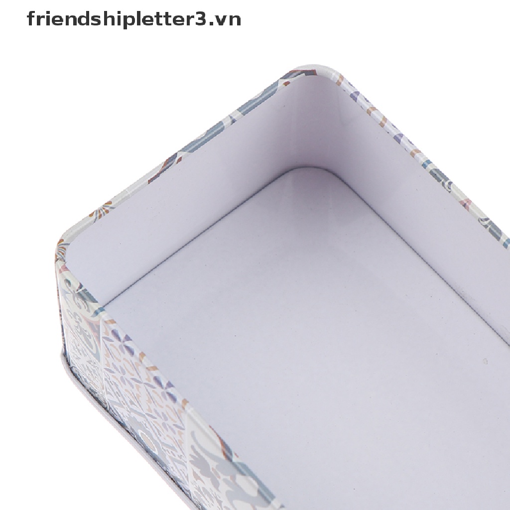 Hộp Thiếc Đựng Thuốc / Trang Sức Hình Chữ Nhật Kích Thước 11.5 * 6.5 * 4Cm