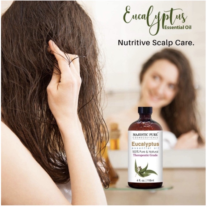 Tinh dầu khuynh diệp 100% tự nhiên Majestic Pure Eucalyptus Essential Oil 118ml USA