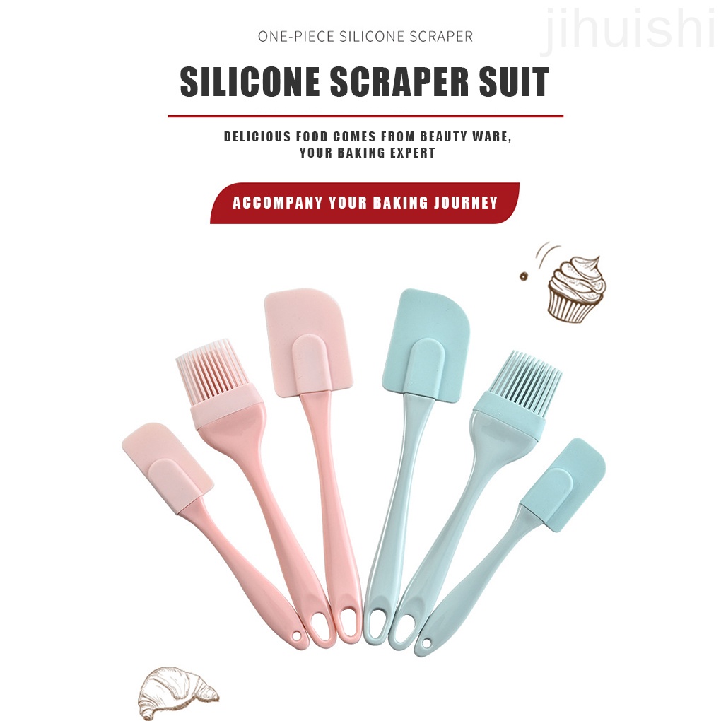 Set 3 Dụng Cụ Phết Kem / Bơ Bằng Silicone Diy