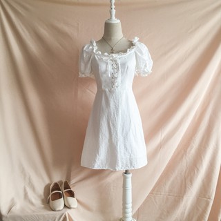 CC District - Váy thiết kế Klara Dress trắng