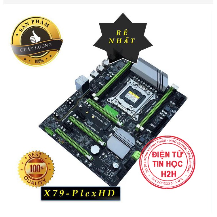 Bo mạch chủ main x79 hỗ trợ socket 2011 E5 v1 v2