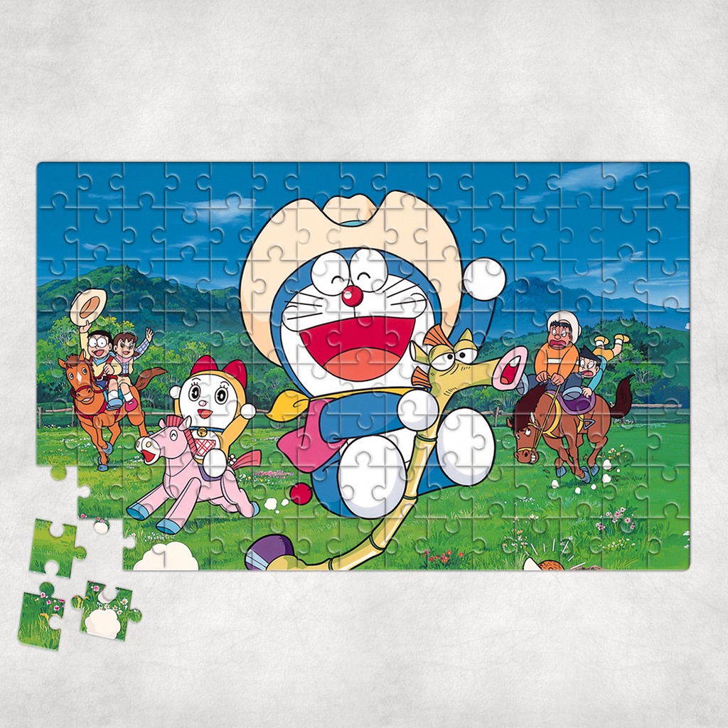 Tranh ghép hình DORAEMON - Mẫu 3 - Nhận in theo yêu cầu
