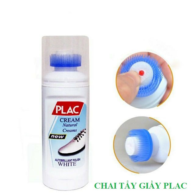 CHAI XỊT TẨY TRẮNG GIÀY VÀ TÚI XÁCH PLAC [CHAI 75 ML]