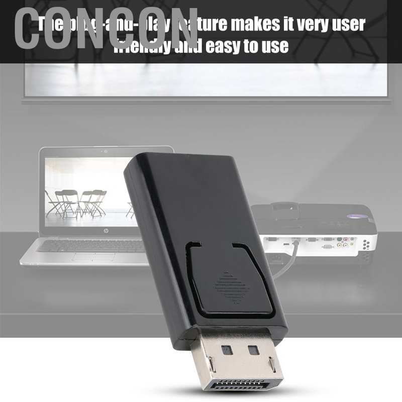 [Ready Stock] Giắc Chuyển Đổi Từ Cổng Display Port Sang Hdmi Dp Male Cho Pc Laptop Hdtv