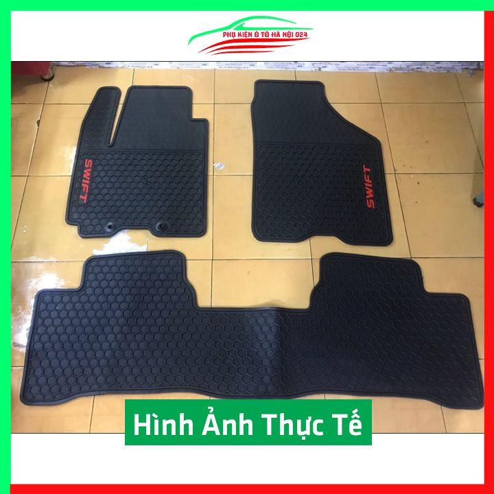 Thảm lót sàn cao su cho xe Swift 2018-2022 hàng chuẩn theo xe chịu lực tốt