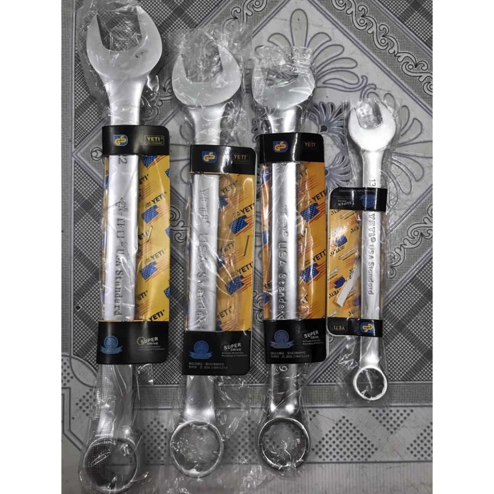 Cờ lê, Chìa khóa Yeti HÀNG CHÍNH HÃNG đủ size 8,9, 10,11, 12,14,16,18,20,22,24,30,32,36 loại tốt- BH 12 tháng